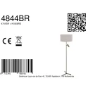 Steinhauer Lampadaire STANG E27 + GU10 IP20, gradable