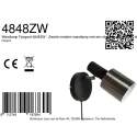 anne light & home Luminaire mural FJORGARD à 1 flamme E27 IP20, noir gradable