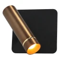 Mexlite wall luminaire LUMO 1 flame IP20, bronze dimmable