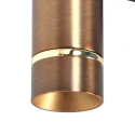 Mexlite wall luminaire LUMO 1 flame IP20, bronze dimmable