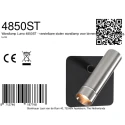 Mexlite wall luminaire LUMO 1 flame IP20, steel dimmable