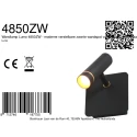 Mexlite wall luminaire LUMO 1 flame IP20, black dimmable