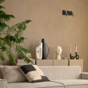 Mexlite wall luminaire LUMO 2 flames IP20, bronze dimmable