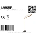 Mexlite Lampadaire PENTRA E14 IP20, gradable