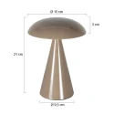 anne light & home Lampe de table MUSH IP20, gradable