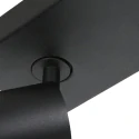 Mexlite ceiling luminaire DOWNLUME 3 flames GU10 IP20, black dimmable
