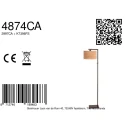 Steinhauer Lampadaire STANG E27 IP20, gradable