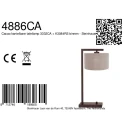 Steinhauer table lamp STANG E27 IP20, dimmable