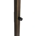 Steinhauer Lampadaire STANG E27 IP20, gradable