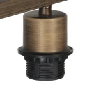 Steinhauer Lampe de table STANG E27 IP20, gradable