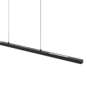 Steinhauer ceiling luminaire BANDE 3 flames IP20, black dimmable