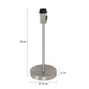 Mexlite Lampe de table NOOR E27 IP20, gradable