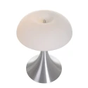 Steinhauer Table lamp ANCILLA, 1 flame, glass, steel