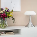 Steinhauer Steinhauer Table lamp ANCILLA, 1 flame, glass, steel