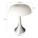 Steinhauer Steinhauer Table lamp ANCILLA, 1 flame, glass, steel