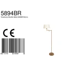 Mexlite Mexlite Floor lamp BELLA, 1 flame, bronze