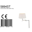 Mexlite Mexlite Floor lamp BELLA, 1 flame, steel
