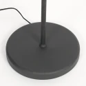 Mexlite floor lamp BELLA 1 flame E27 IP20, black dimmable