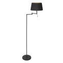 Mexlite floor lamp BELLA 1 flame E27 IP20, black dimmable