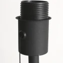Mexlite floor lamp BELLA 1 flame E27 IP20, black dimmable