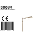 Mexlite Mexlite Floor lamp KARL, 1 flame, bronze
