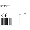 Mexlite Floor lamp KARL, 1 flame, bronze