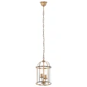 Luminaire à suspension PIMPERNEL à 2 flammes E14 IP20, bronze, transparent gradable