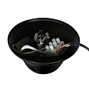 Steinhauer Luminaire à suspension PIMPERNEL 4 flammes E14 IP20, noir gradable