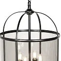 Steinhauer Luminaire à suspension PIMPERNEL 4 flammes E14 IP20, noir gradable