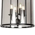 Steinhauer Luminaire à suspension PIMPERNEL 4 flammes E14 IP20, noir gradable