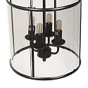 Steinhauer Luminaire à suspension PIMPERNEL 4 flammes E14 IP20, noir gradable