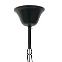 Steinhauer Luminaire à suspension PIMPERNEL 4 flammes E14 IP20, noir gradable