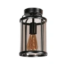 Luminaire de plafond PIMPERNEL E27 IP20, noir gradable