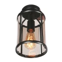 Steinhauer Luminaire de plafond PIMPERNEL E27 IP20, noir gradable