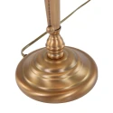 Steinhauer Lampe de table ANCILLA à 1 flamme E27 IP20, bronze, blanche gradable