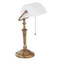 Steinhauer Lampe de table ANCILLA à 1 flamme E27 IP20, bronze, blanche gradable