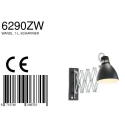 Steinhauer Steinhauer Wall luminaire SPRING, 1 flame, black