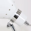 Steinhauer Lampe à pince SPRING avec interrupteur, avec prise de courant, réglable E27 IP20, blanc mat 