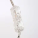 Steinhauer Lampe à pince SPRING avec interrupteur, avec prise de courant, réglable E27 IP20, blanc mat 