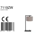 Steinhauer table lamp STANG down, with switch, with shade, with plug E27 IP20, black matt dimmable