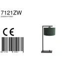 Steinhauer table lamp STANG down, with switch, with shade, with plug E27 IP20, black matt dimmable
