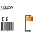 Steinhauer table lamp STANG down, with switch, with shade, with plug E27 IP20, black matt dimmable
