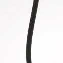 Steinhauer table lamp STANG down, with switch, with shade, with plug E27 IP20, black matt dimmable