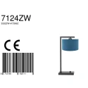 Steinhauer table lamp STANG down, with switch, with shade, with plug E27 IP20, black matt dimmable