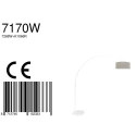 Steinhauer floor lamp SPARKLED LIGHT cylindrical, with switch, with shade, with plug, adjustable E27 IP20, white matt 