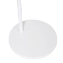 Steinhauer floor lamp SPARKLED LIGHT cylindrical, with switch, with shade, with plug, adjustable E27 IP20, white matt 