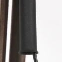 Mexlite floor lamp TRIEK 1 flame, with switch, with shade E27 IP20, wood, antique 
