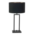 table lamp STANG up, 2-fold, with switch, with shade, with plug E27 IP20, black matt dimmable