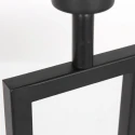 Steinhauer table lamp STANG up, 2-fold, with switch, with shade, with plug E27 IP20, black matt dimmable
