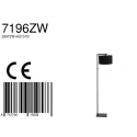 Steinhauer floor lamp STANG down, with switch, with shade, with plug E27 IP20, black matt dimmable